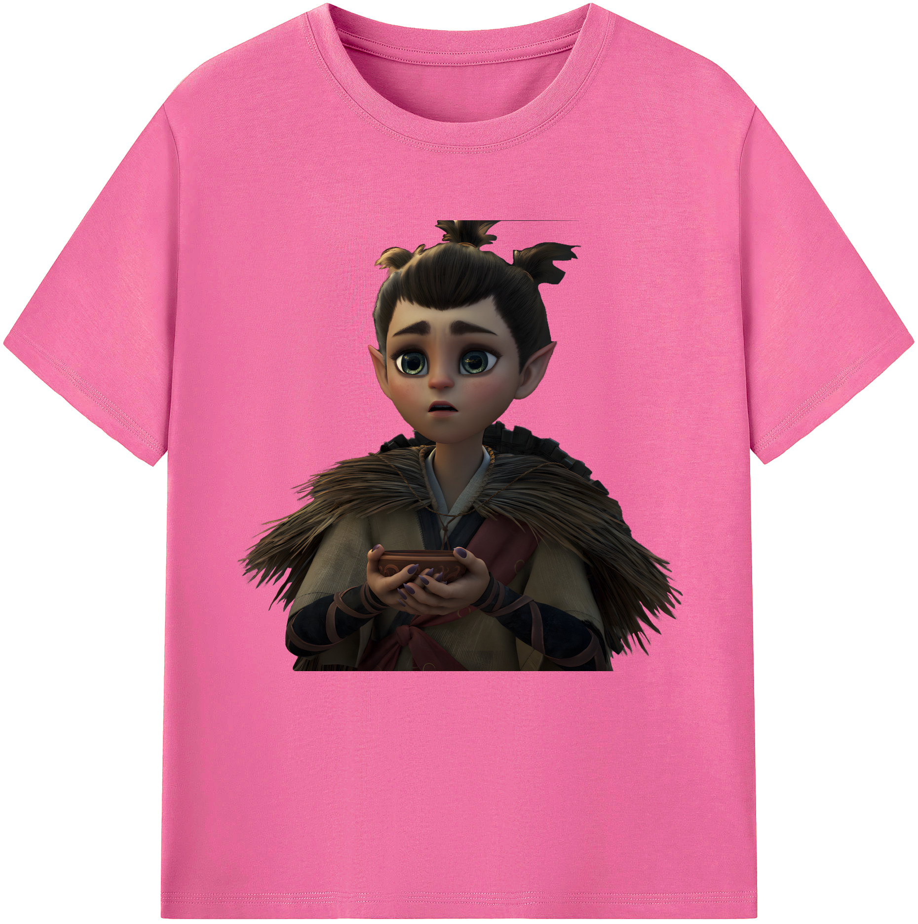 （画像用） Ne Zha 2 ナタ 魔童の大暴れ レディースカジュアルプリントTシャツ（綿100％）